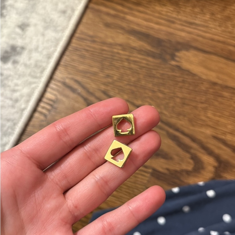 Kate Spade Gold Geometric Earrings